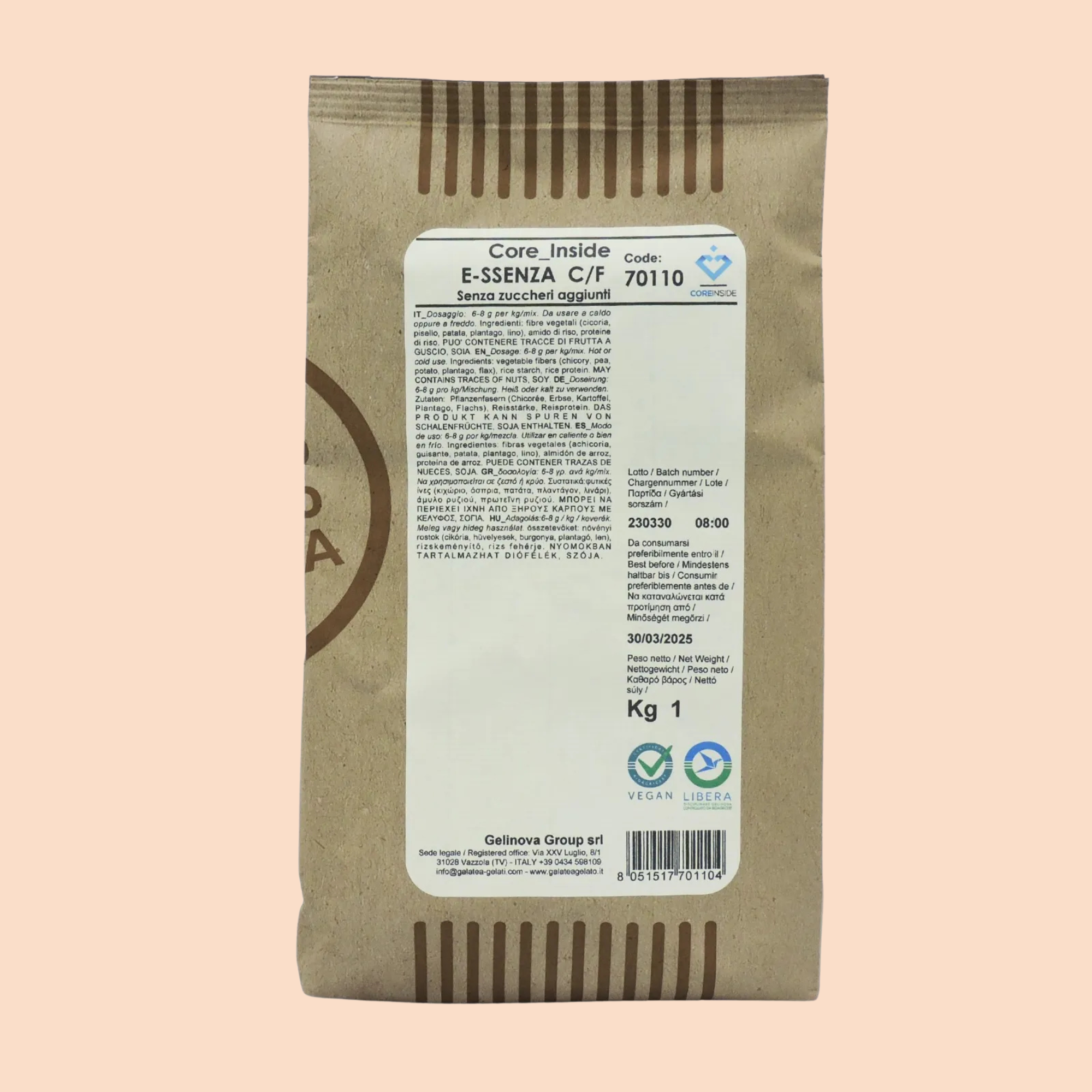 Galatea Core_inside E-ssenza® C/F Senza zuccheri